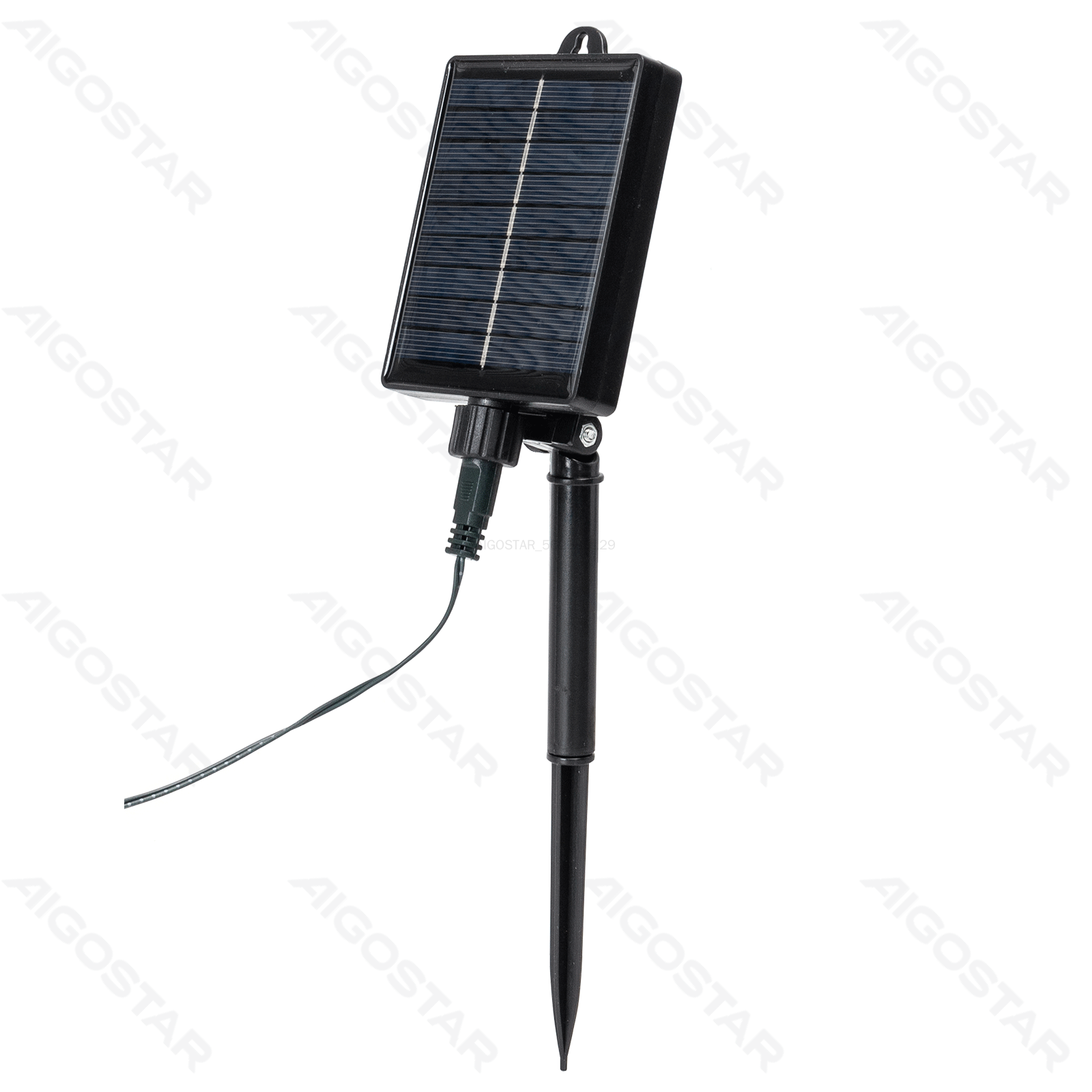 Aigostar Bande lumineuse de 10 mètres avec lampes à tube solaire rond G50 (6500K)