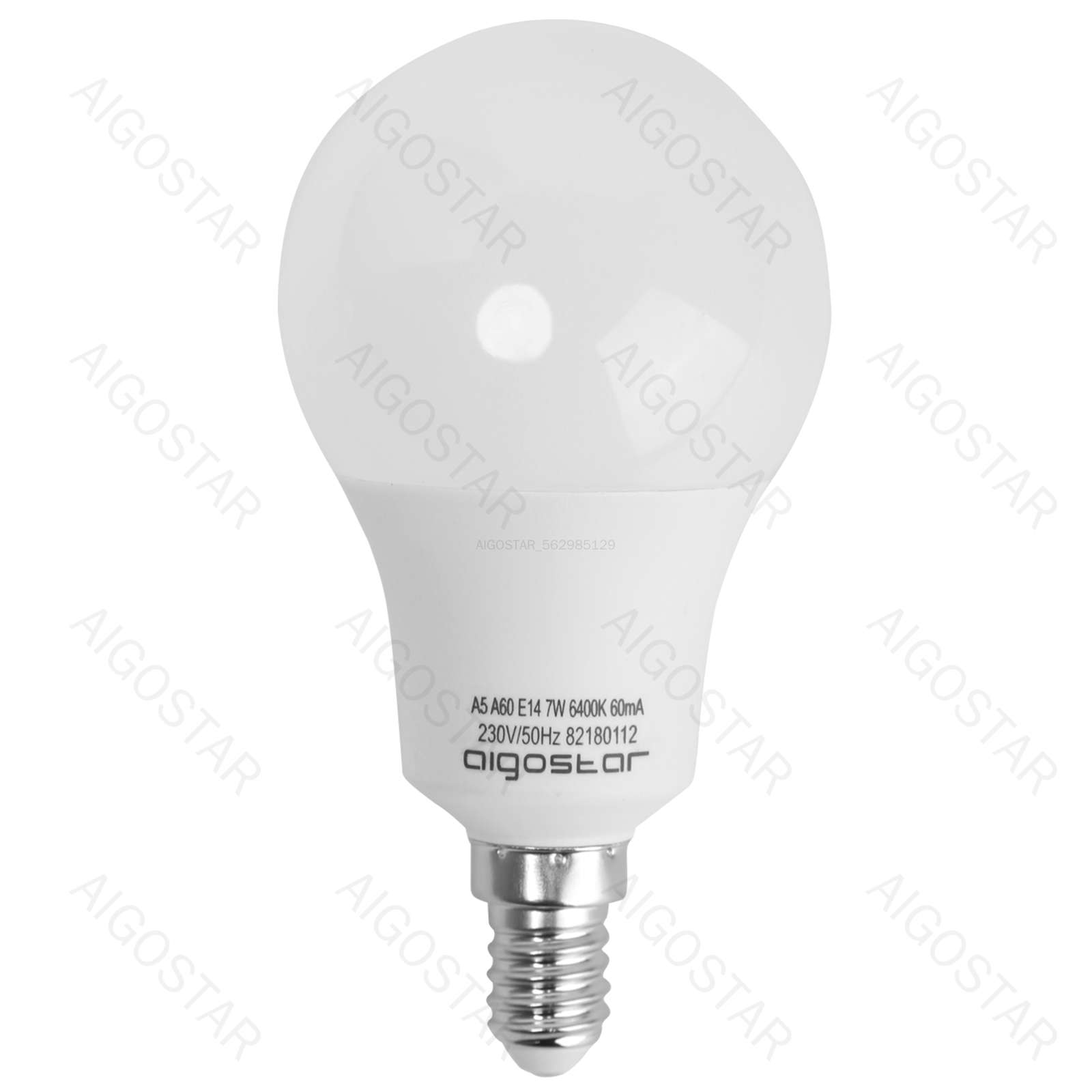 Aigostar LED A5 A55 E14 7W 6400K 560Lm
