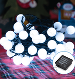 Aigostar Bande lumineuse à énergie solaire. Lumière du jour (longueur de câble de 2 m + fil de 10 m)