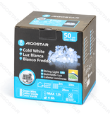 Aigostar Bande lumineuse à énergie solaire. Lumière du jour (longueur de câble de 2 m + fil de 10 m)