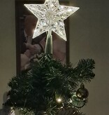 Aigostar  Peak Christmas star 17 cm Light string with 3AA battery (Warm white)