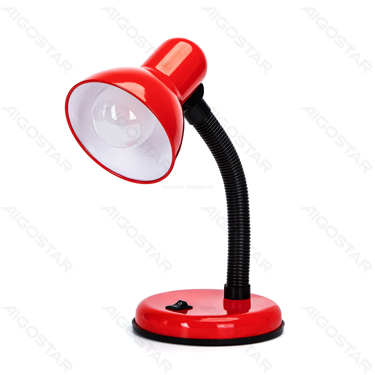 Aigostar       Lampe de table en métal E27 Violet Noir Bleu Rouge