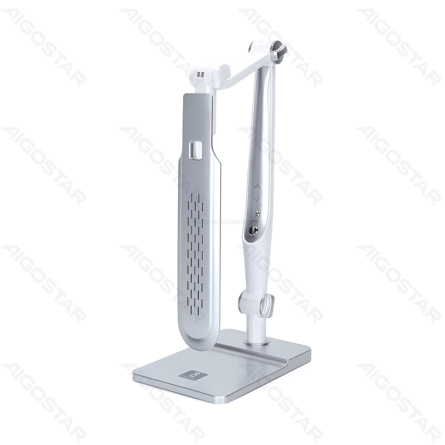 Aigostar     Lampe de bureau LED à intensité variable Argent 9W 3000-6500K