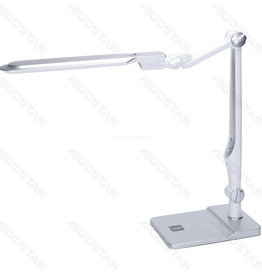Aigostar Lampe de bureau LED à intensité variable Argent 9W 3000-6500K