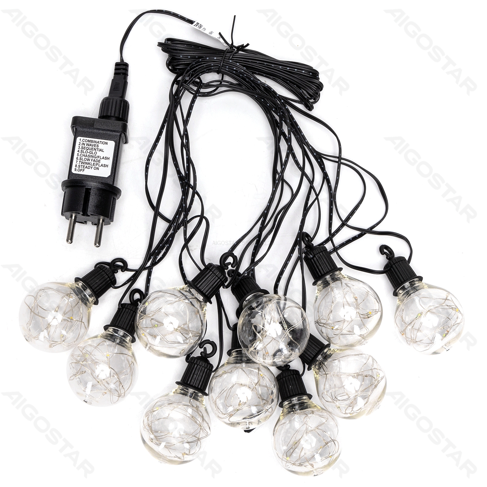 Aigostar Lichtstrook met koperdraad 5m  G50 RGBY IP44 5m 5m