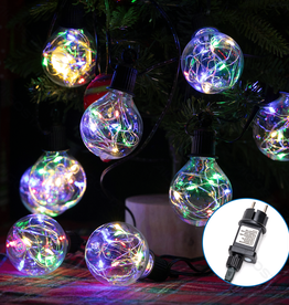 Aigostar Lichtstrook met koperdraad 5m  G50 RGBY IP44 5m
