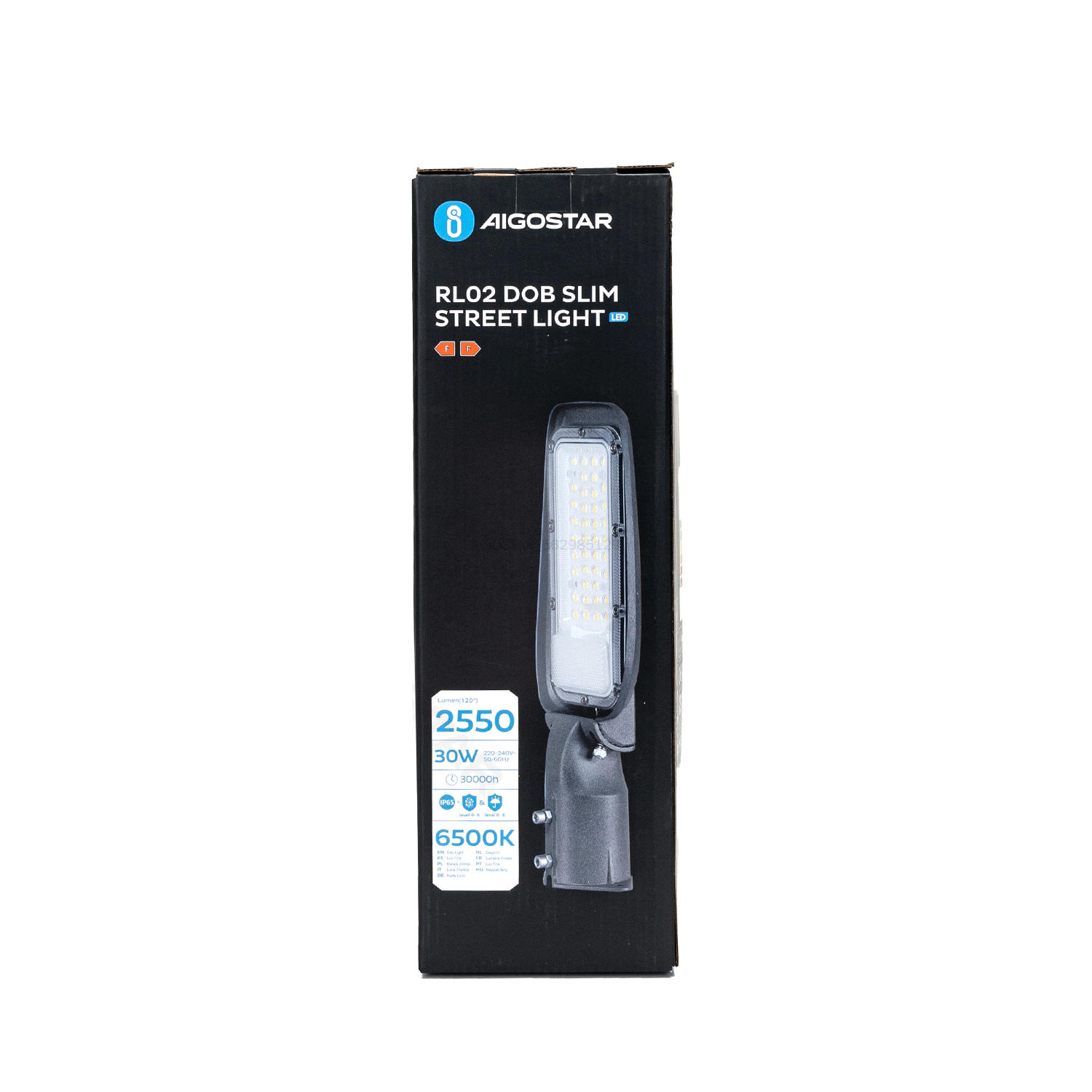 Aigostar Lampadaire LED mince DOB 30W