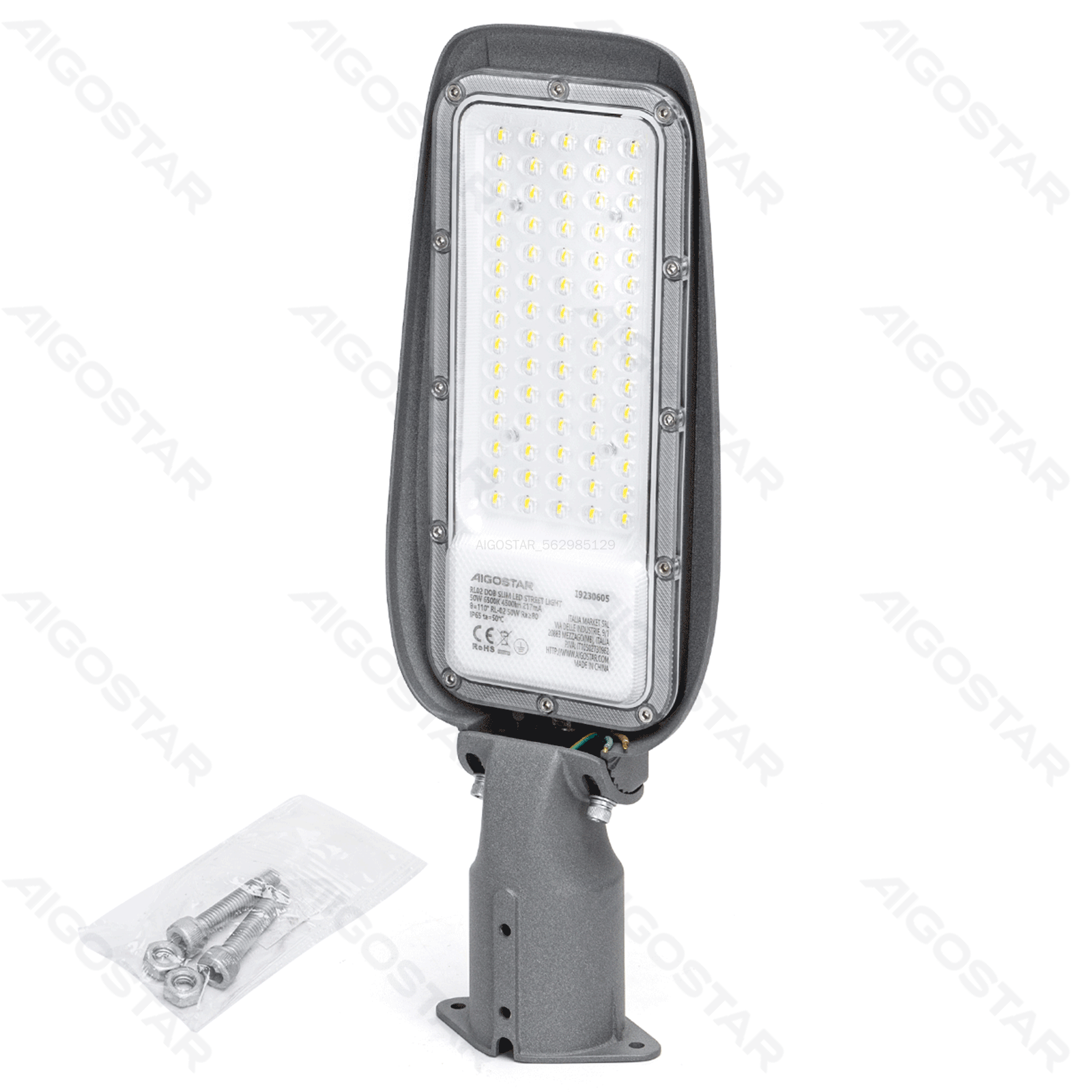 Aigostar    Lampadaire LED mince DOB 50W