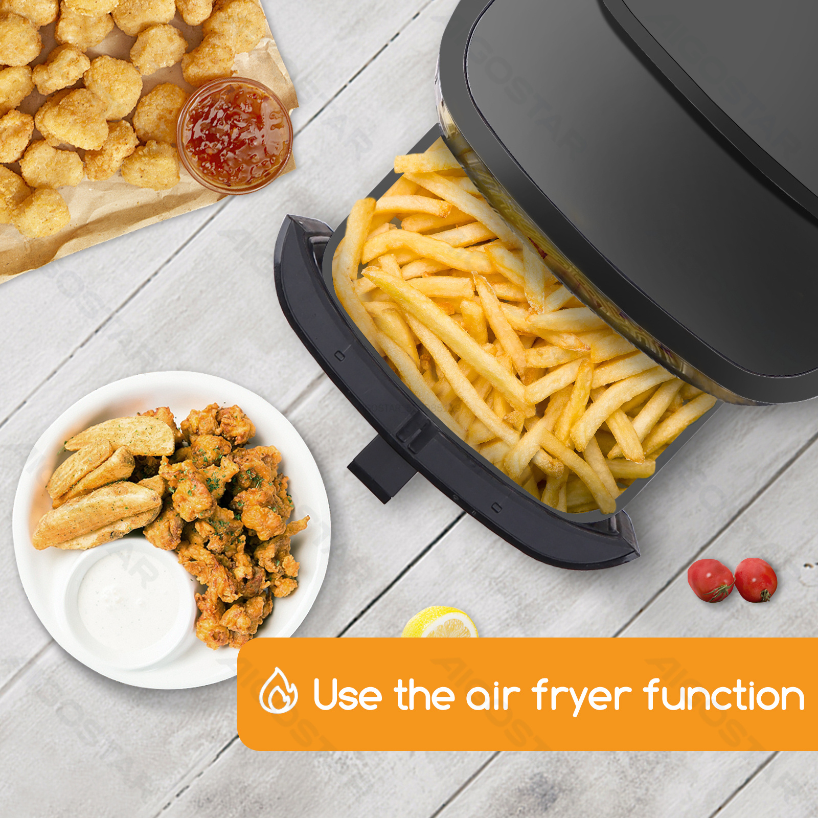 Aigostar   Airfryer and steam oven 2-in-1 1700W 7L