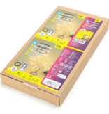 Aigostar Guirlande lumineuse pour arbre 0,45 m avec 3 piles AAA 3000 K IP20