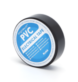 Aigostar Ruban isolant en PVC 0,13 x 17 x 25 m Bleu Noir