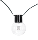 Aigostar Bande lumineuse avec lampes à tube rond G50 (10 pièces) à énergie solaire RGBY 5m