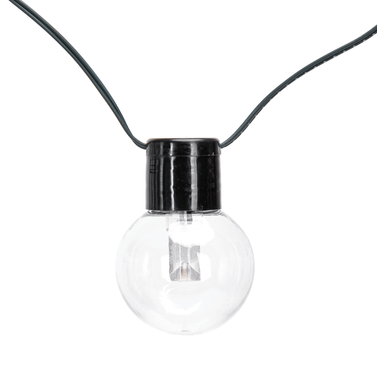Aigostar Bande lumineuse avec lampes à tube rond G50 (10 pièces) à énergie solaire RGBY 5m