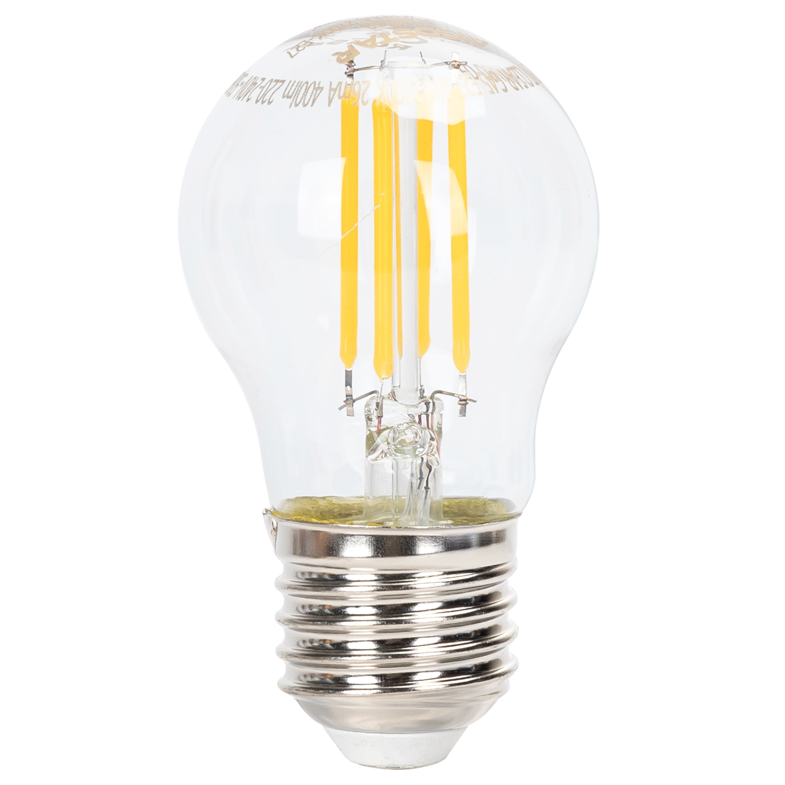 Aigostar Ampoule LED à filament variable G45 E27 4W 2700K 400LM
