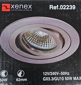 Xenex Recessed spotlight with adjustable angle for MR16 and GU10