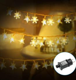 Aigostar Stersneeuwvlok van platte lichtstroken 3000K 10m Led(100) IP44 Binnen& Buiten