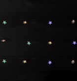 Aigostar Bande lumineuse solaire étoile flocon de neige RGBY IP65