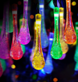 Aigostar        Lichtstrook in druppelvorm op zonne-energie RGBY 50 Led IP65