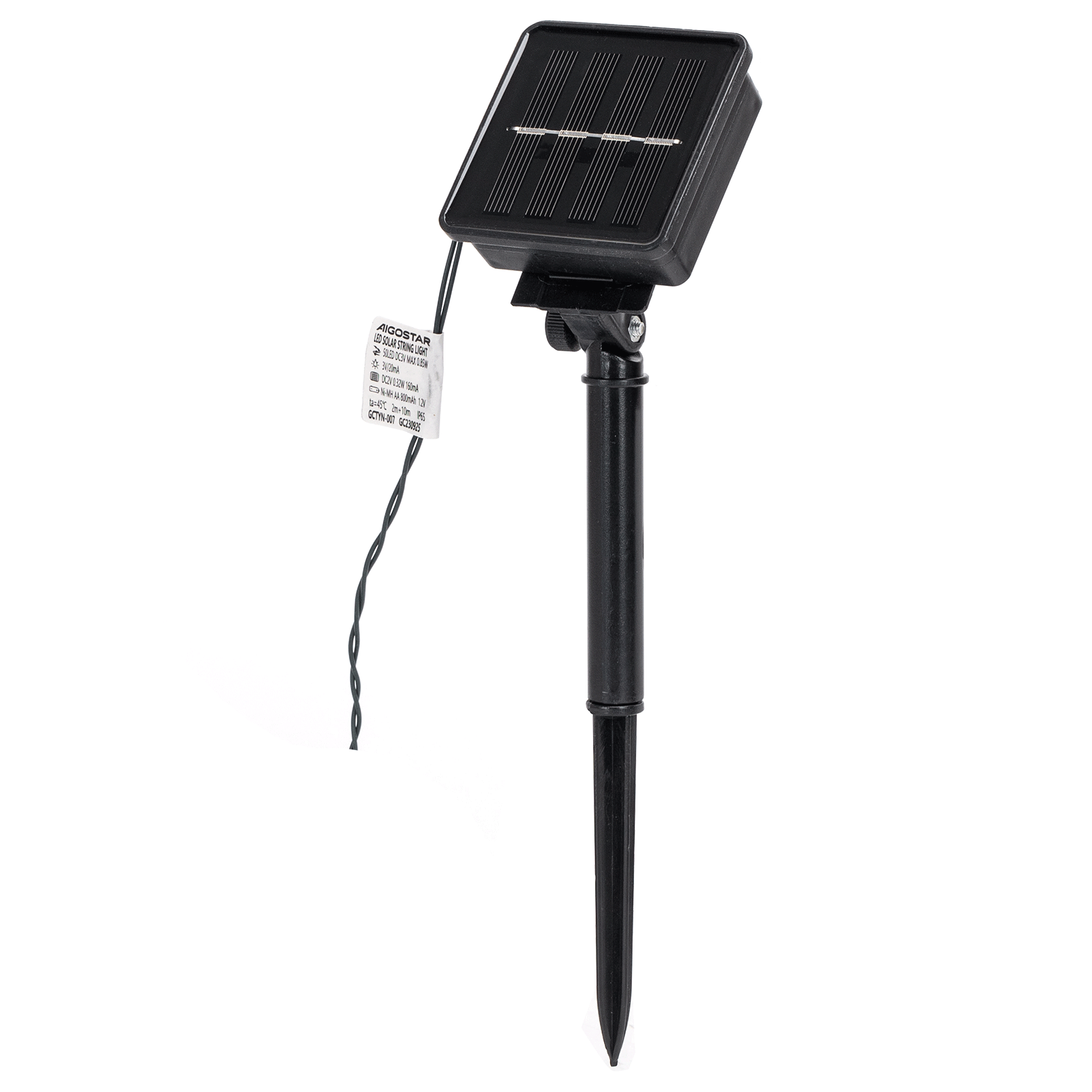 Aigostar        Solar-powered RGBY 50 LED teardrop light strip IP65