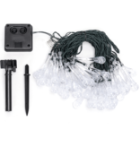 Aigostar        Solar-powered RGBY 50 LED teardrop light strip IP65