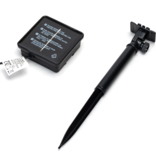 Aigostar Étoile flocon de neige sur bandes lumineuses IP65 Led (50) à énergie solaire 6500K