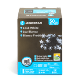 Aigostar Stersneeuwvlok op lichtstroken  IP65 Led(50) op zonne-energie 6500K