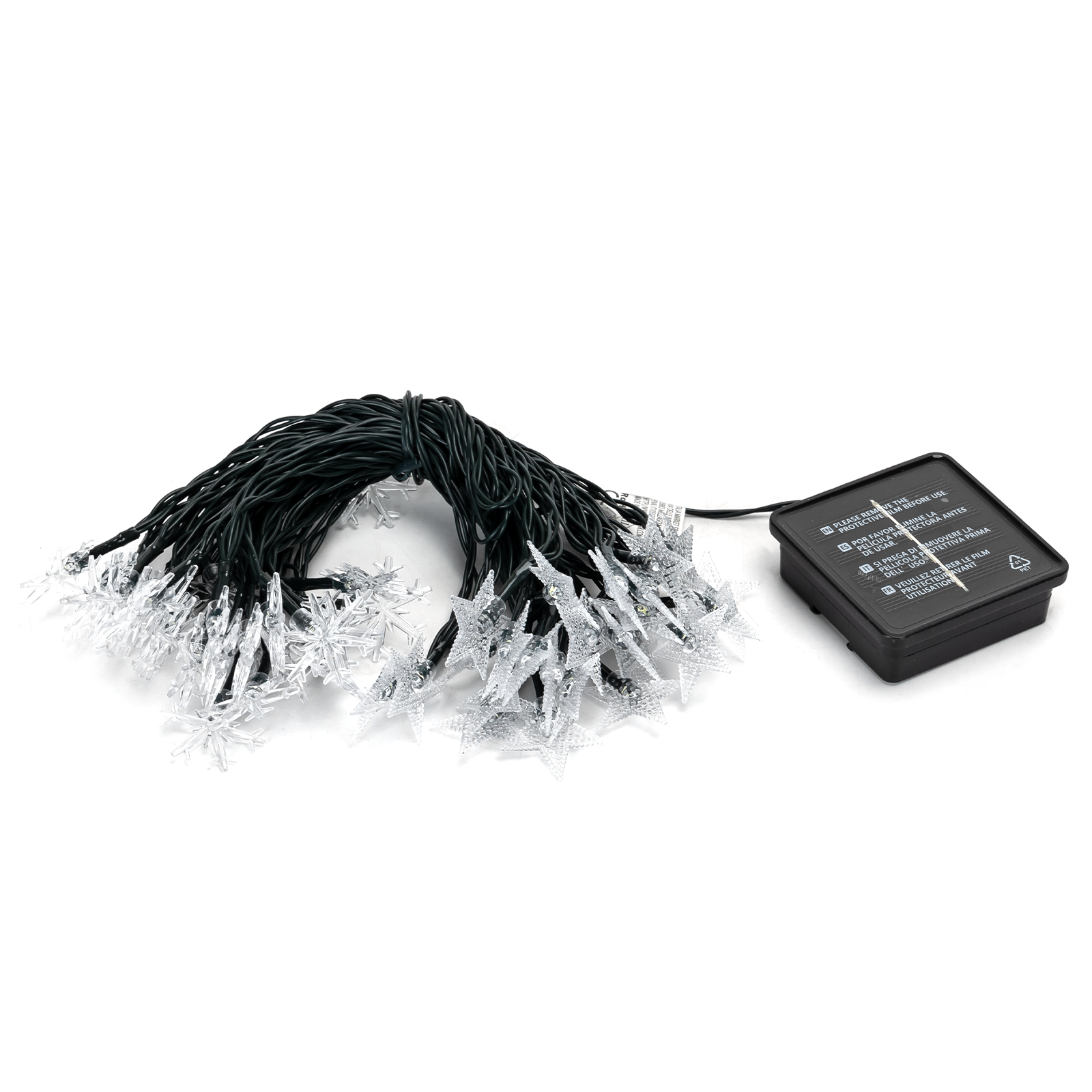 Aigostar Stersneeuwvlok op lichtstroken  IP65 Led(50) op zonne-energie 6500K