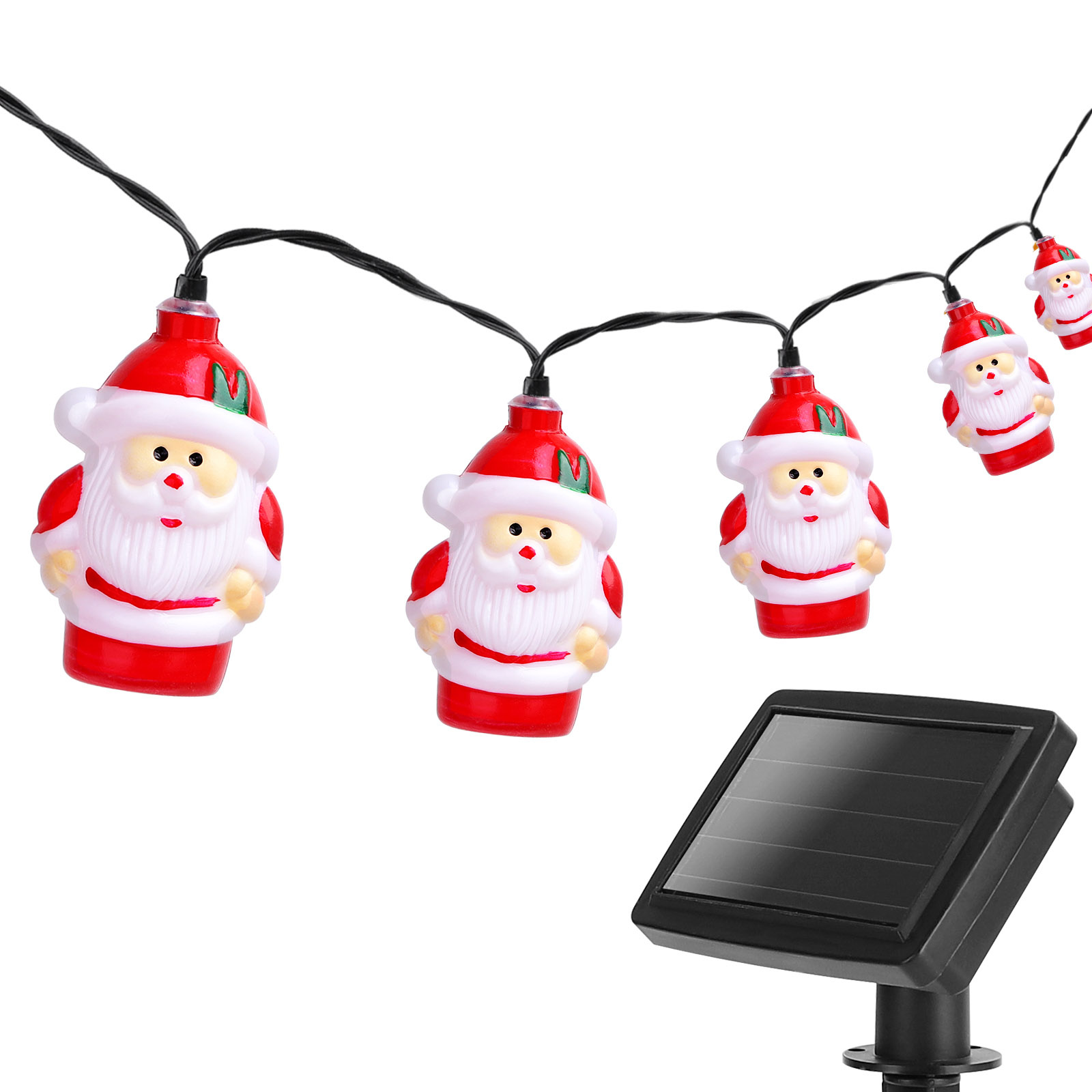 Aigostar LED Santa Claus on String Lights (solar energy)