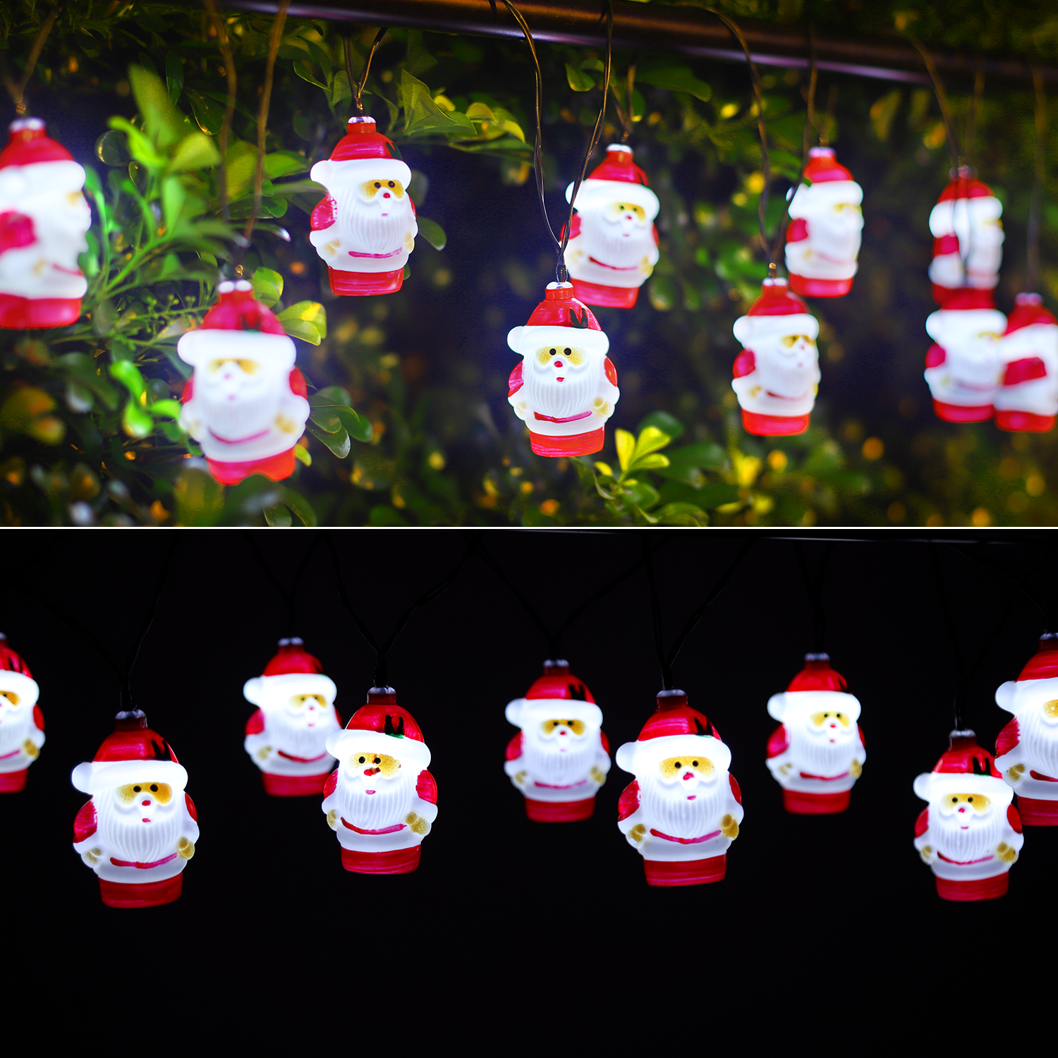 Aigostar LED Santa Claus on String Lights (solar energy)
