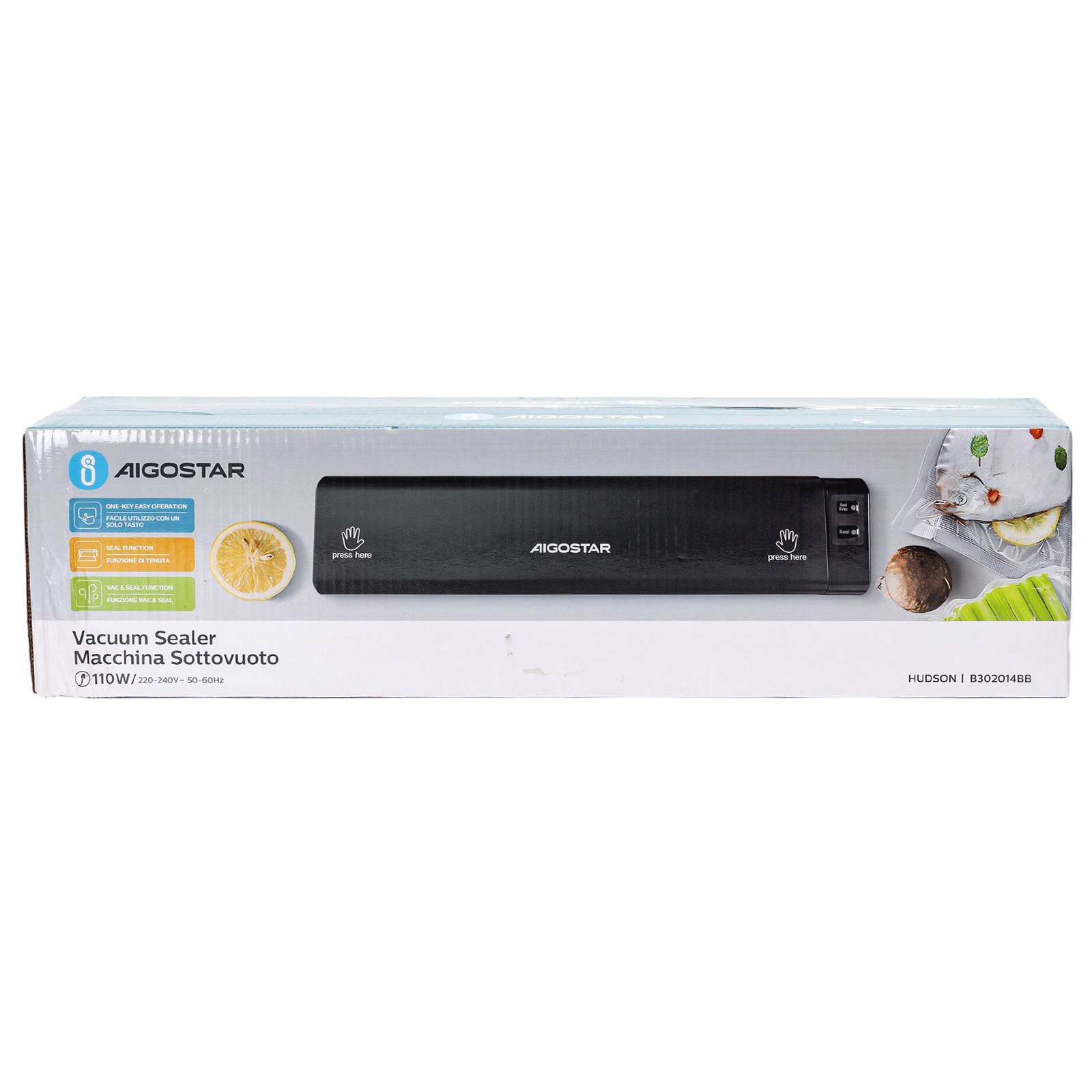 Aigostar Vacuum machine black 110W