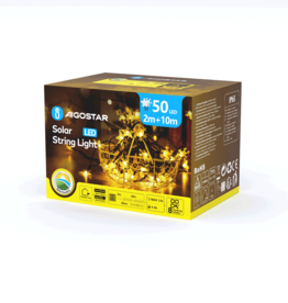 Aigostar Stersneeuwvlok op lichtstroken  IP65 op zonne-energie 3000K