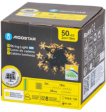 Aigostar Star snowflake on light strips IP65 solar powered 3000K