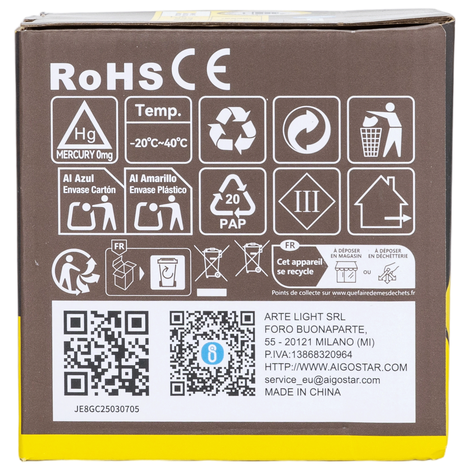 Aigostar Stersneeuwvlok op lichtstroken  IP65 op zonne-energie 3000K