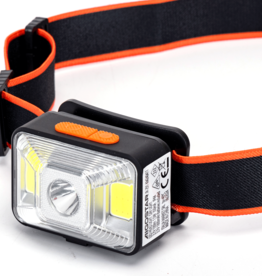 Aigostar Oplaadbare LED-hoofdlamp met 3 lichtstanden 1,5W 6500K