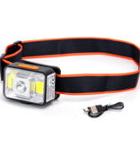 Aigostar  Oplaadbare LED-hoofdlamp met 3 lichtstanden 1,5W 6500K