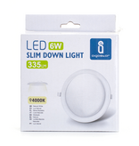 Aigostar E6 LED Ultradunne Inbouw Downlight Rond 6W 4000K 000K Copy