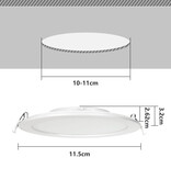 Aigostar E6 LED Ultra-thin Recessed Downlight Round 6W 4000K 000K Copy