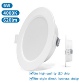 Aigostar LED Inbouw Downlight Rond 6W 620Lm 4000K