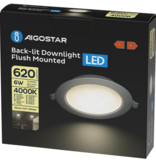 Aigostar LED Recessed Downlight Round 6W 620Lm 4000K