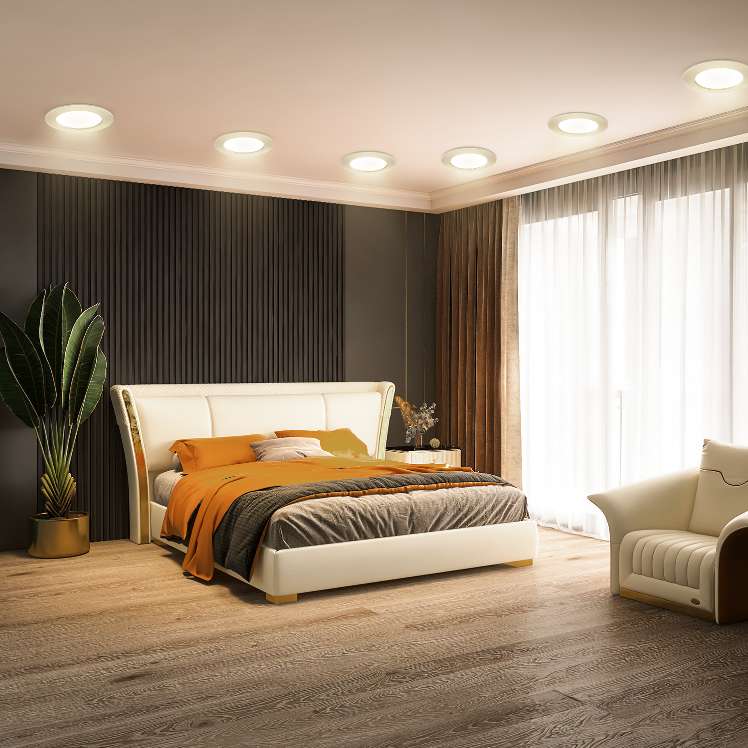 Aigostar LED Inbouw Downlight Rond 6W 620Lm 4000K