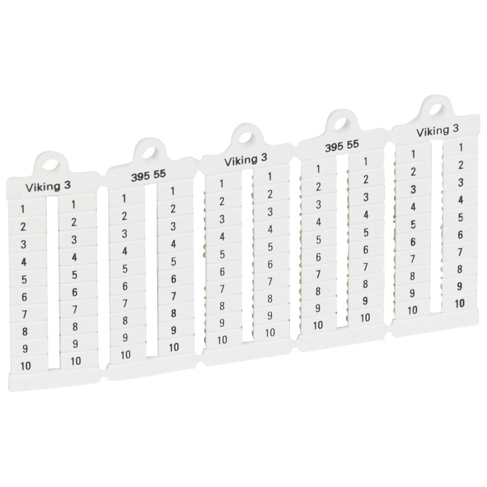 LEGRAND LEGRAND - Viking 3 Marks Numbers 1/50BN reading direction horizontal - 8mm