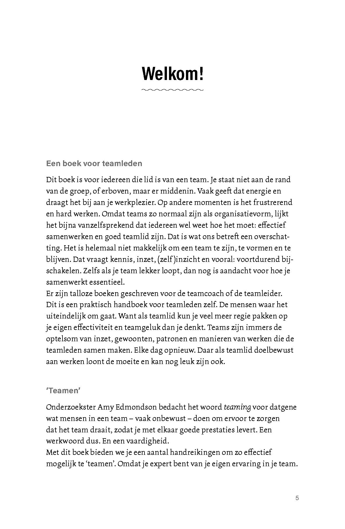 Ik team, wij teamen. Maak het beste van je samenwerking
