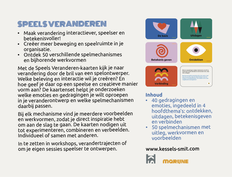 Speels Veranderen - kaartenset