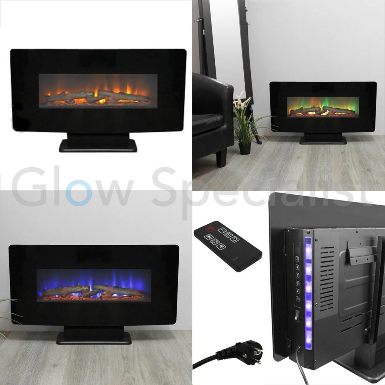 ELECTRIC HEATER CALGARY - WITH REMOTE CONTROL - Glow Specialist - Glow  Specialist