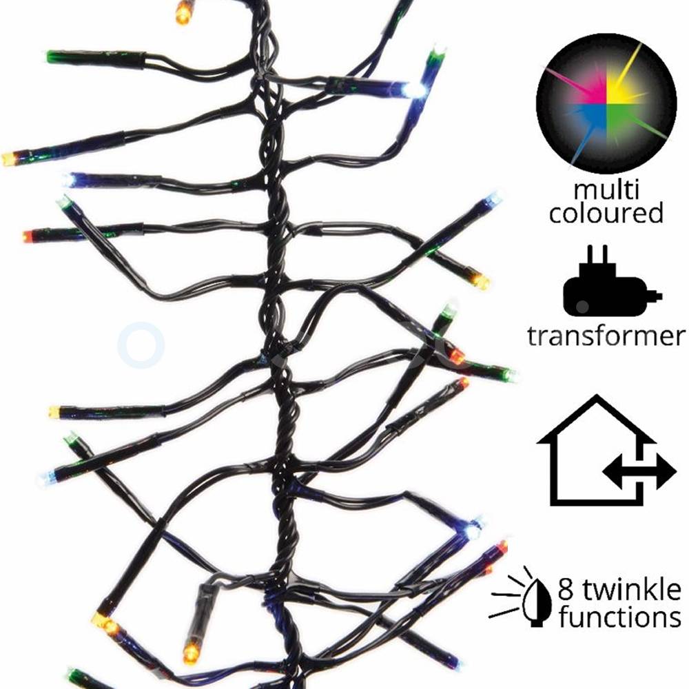 LED CLUSTER LIGHTING 1512 LIGHTS MULTICOLOR WITH 8 LIGHT