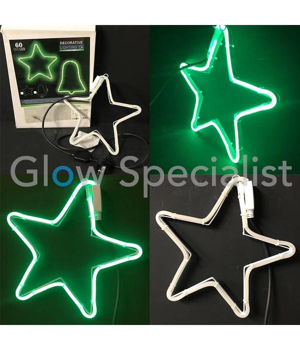 Led Decorative Lighting 60 Led Green Star