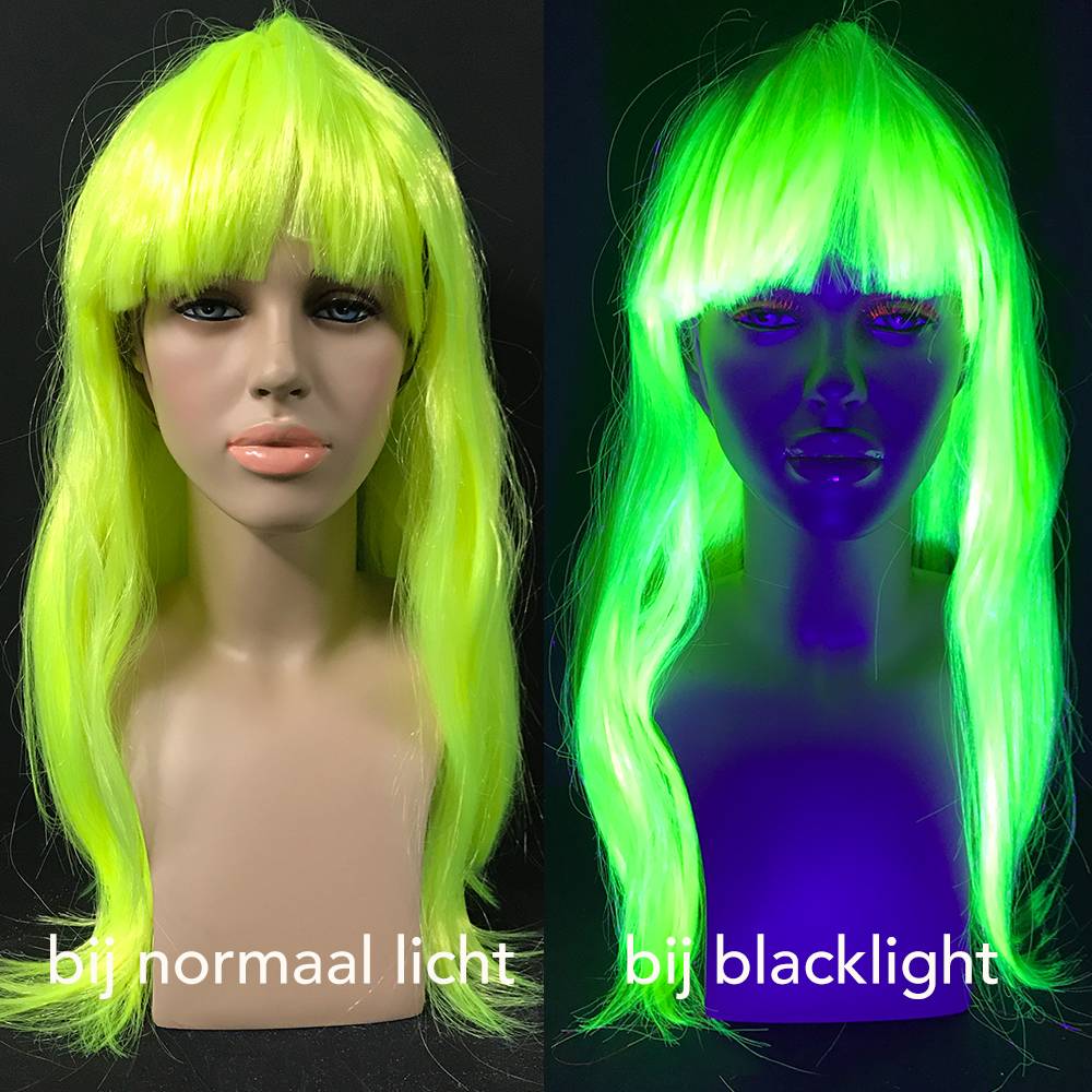 fluorescent colored wigs