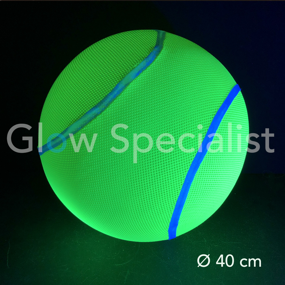Neon Tennisball Inflatable 40 Cm Glow Specialist Glow Specialist