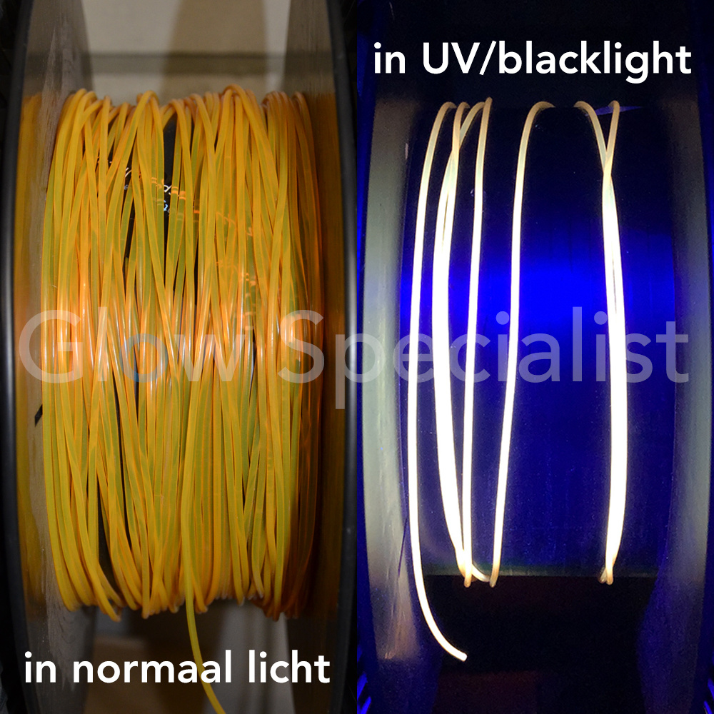 UV / BLACKLIGHT NEON CORD PVC 2 MM Glow Specialist Glow Specialist