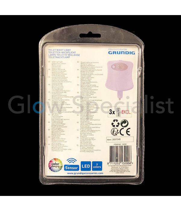 GRUNDIG LED TOILET BOWL LIGHT COLOR CHANGING Glow Specialist Glow